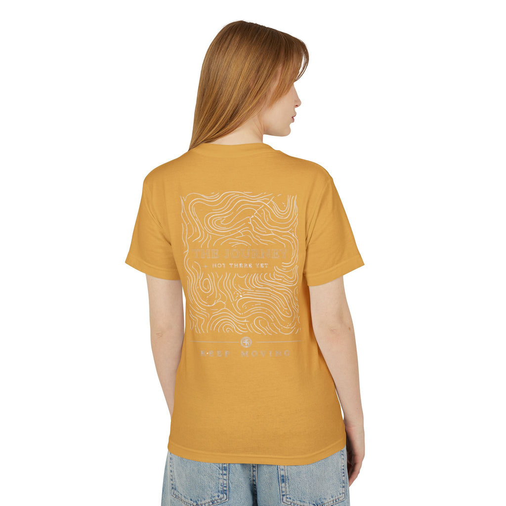 The Journey – Keep Moving Minimal Topographic Tee