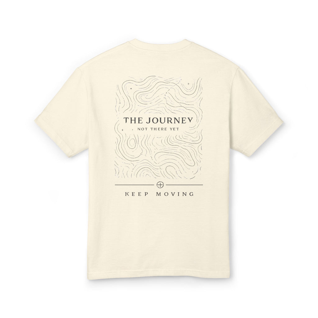 The Journey – Keep Moving Minimal Topographic Tee