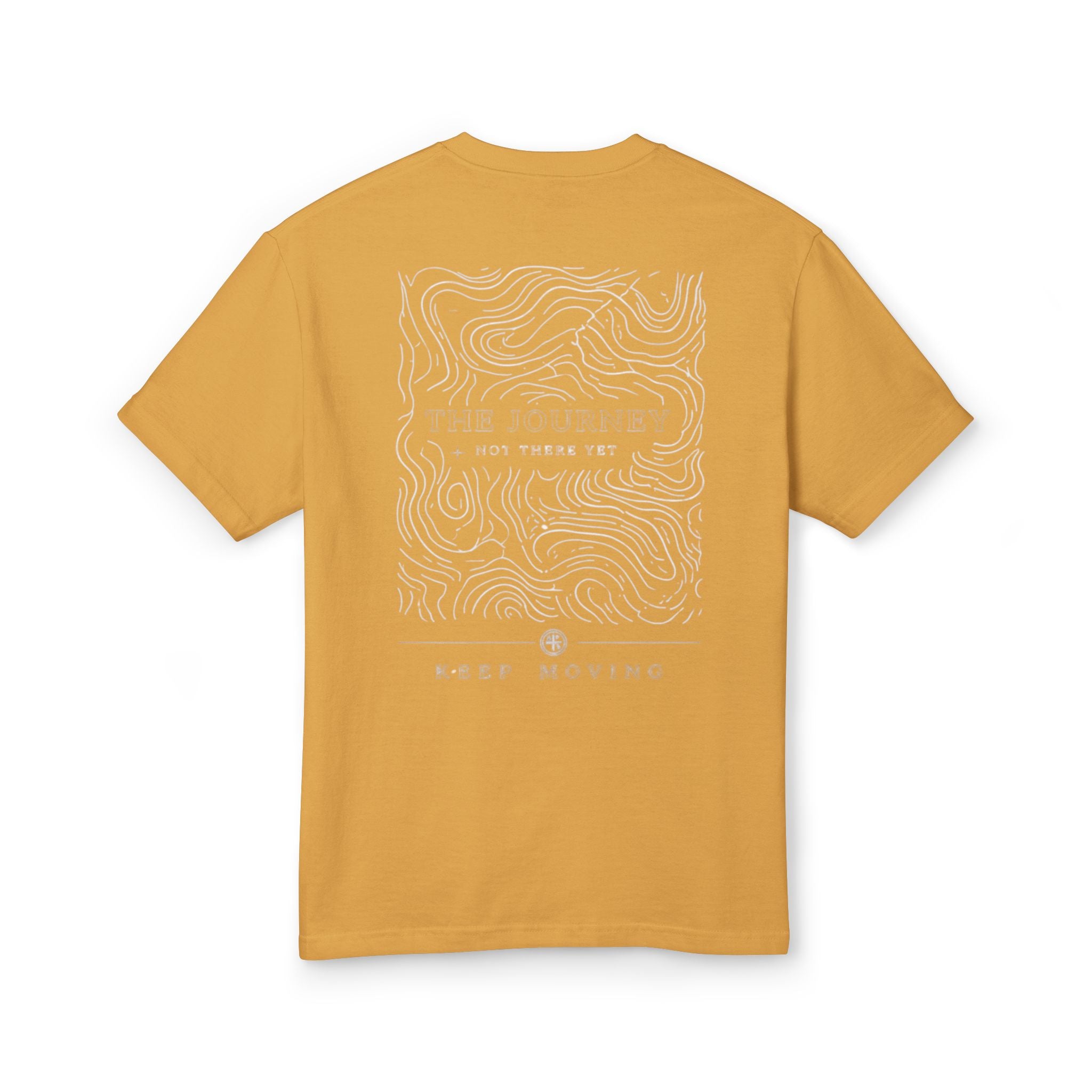 The Journey – Keep Moving Minimal Topographic Tee