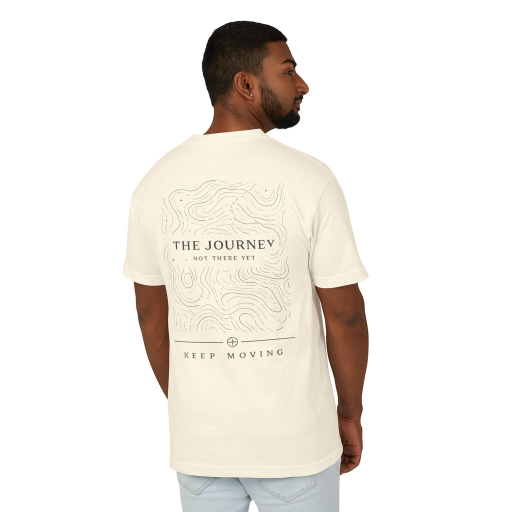 The Journey – Keep Moving Minimal Topographic Tee