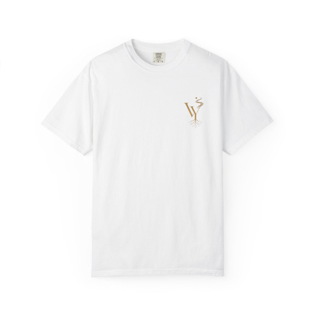 T-Shirt — Golden Sun & Roots Graphic Tee