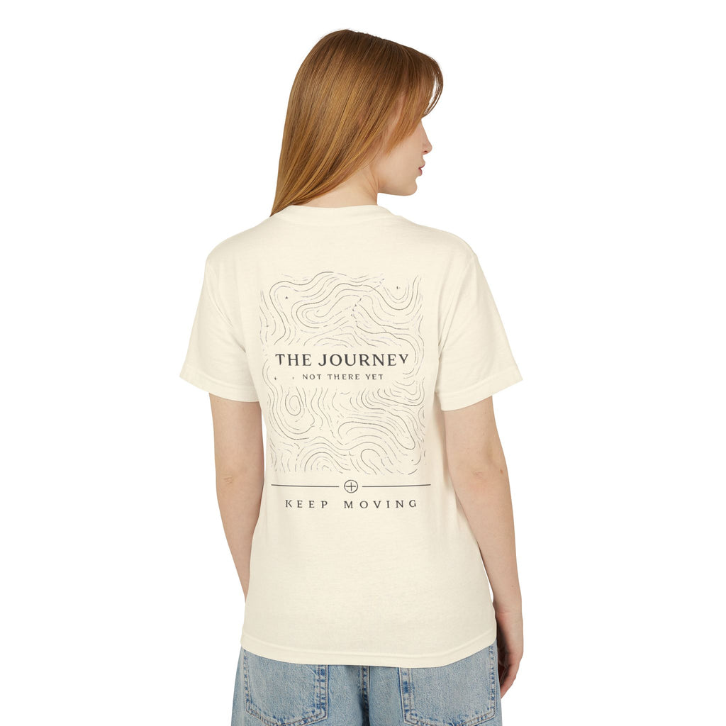 The Journey – Keep Moving Minimal Topographic Tee