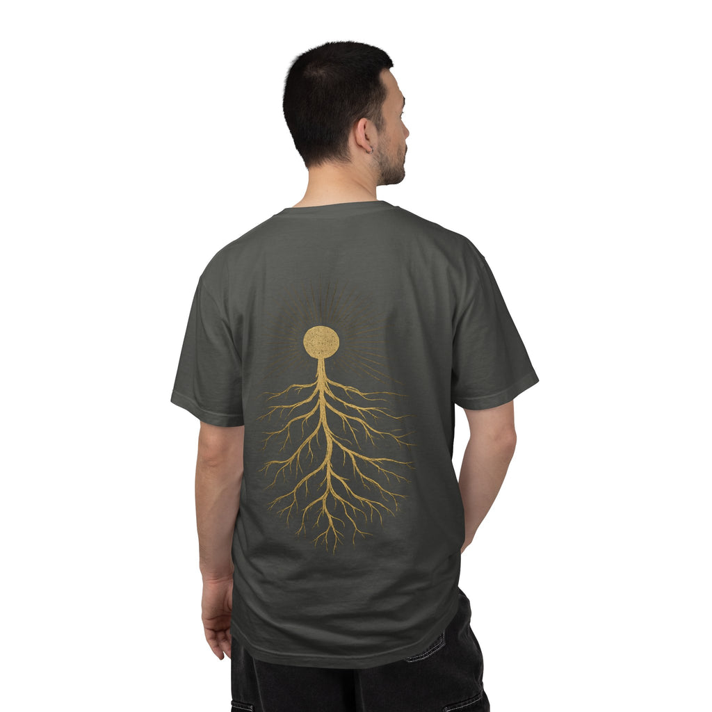 T-Shirt — Golden Sun & Roots Graphic Tee