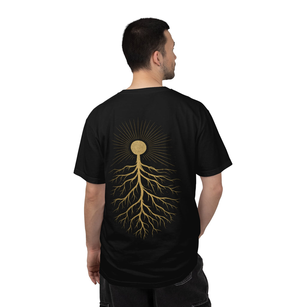 T-Shirt — Golden Sun & Roots Graphic Tee