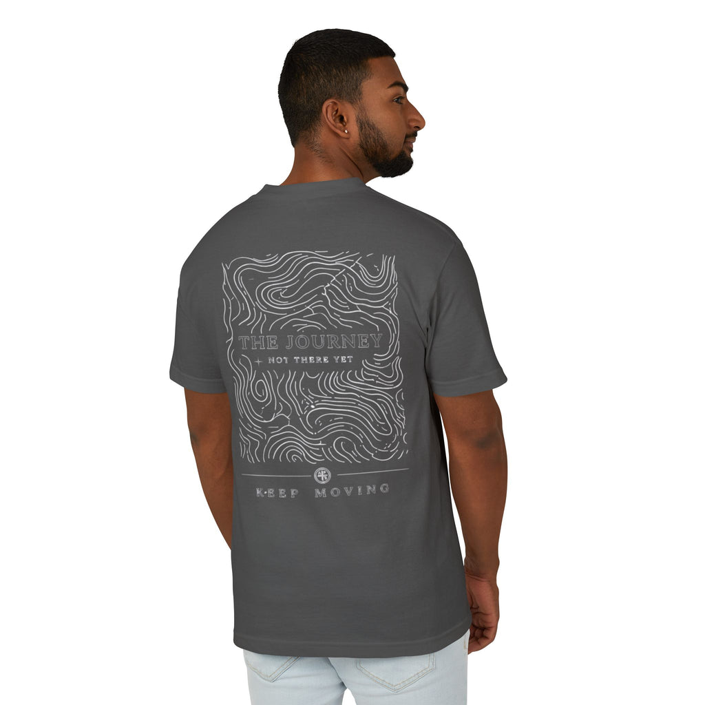 The Journey – Keep Moving Minimal Topographic Tee