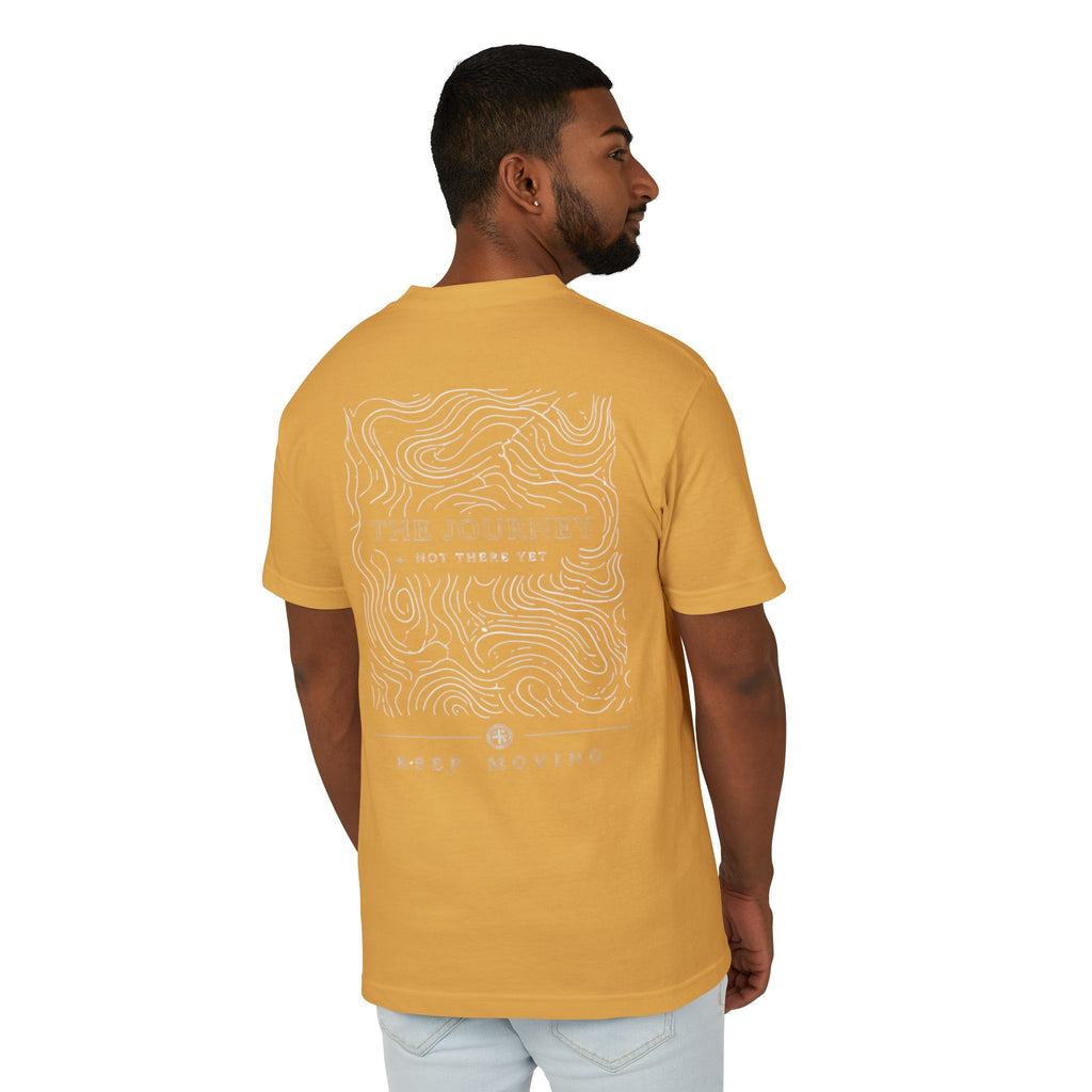 The Journey – Keep Moving Minimal Topographic Tee
