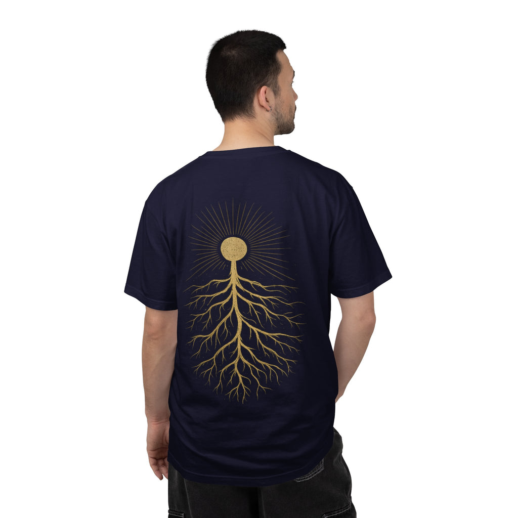 T-Shirt — Golden Sun & Roots Graphic Tee