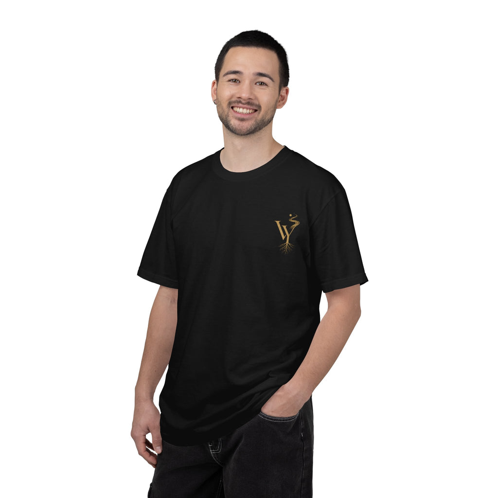 T-Shirt — Golden Sun & Roots Graphic Tee