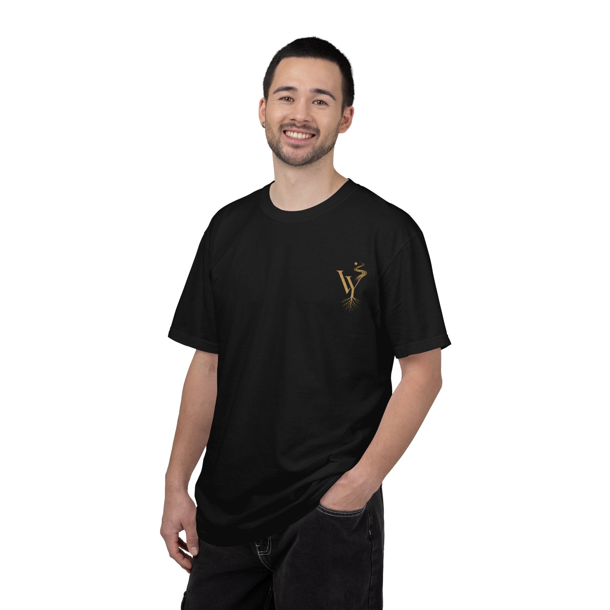 T-Shirt — Golden Sun & Roots Graphic Tee