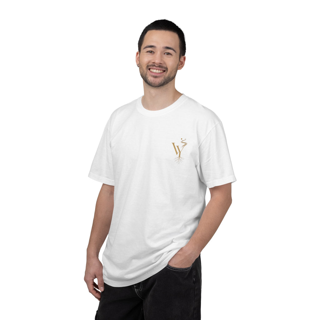 T-Shirt — Golden Sun & Roots Graphic Tee