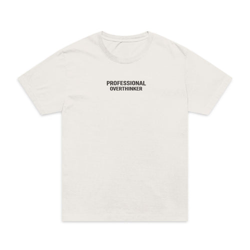 Professional Overthinker - Vintage Oversized Graphic Tee